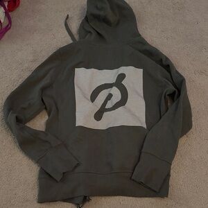 Peloton olive Green Hoodie with Logo